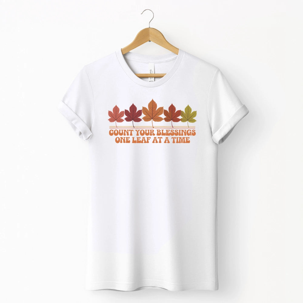 Count Your Blessings One Leaf At A Time Shirt