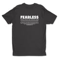 Be Still and Know Fearless Shirt: Black with white text that reads 