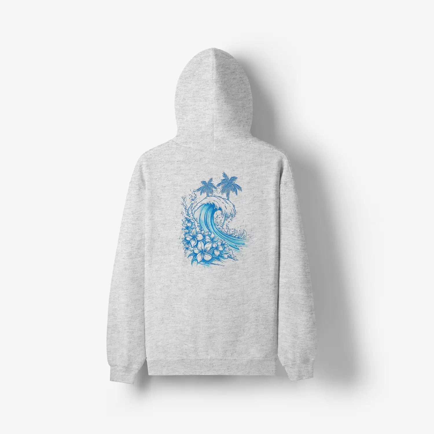 Introducing the Be Still and Know Kupa'a Tide Hoodie, a stylish Hawaiian-themed apparel with an unwavering faith-inspired design. This trendy hoodie features a unique combination of a grey base color, complement.