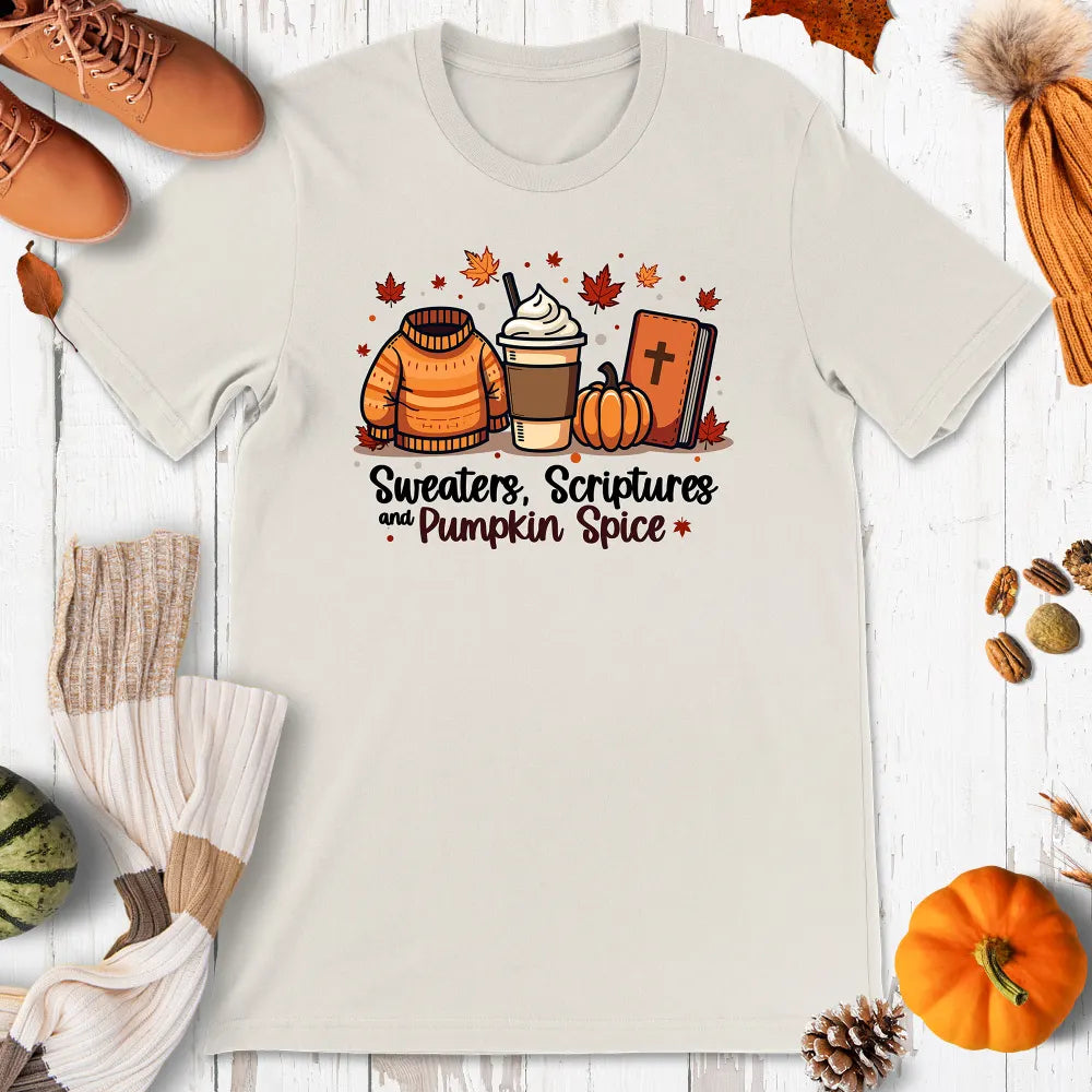 Sweaters, Scriptures, Pumpkin Spice Shirt